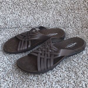 Merrell Women’s Brown District Mahana Slide size 9